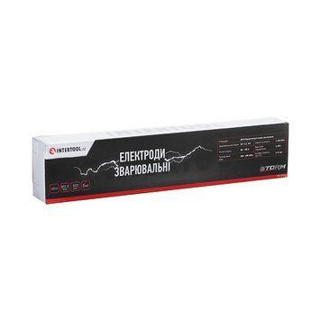 Електроди зварювальні 6013, &Oslash; 3,2 мм, 350 мм, уп. 5 кг, STORM EW-5032 фото
