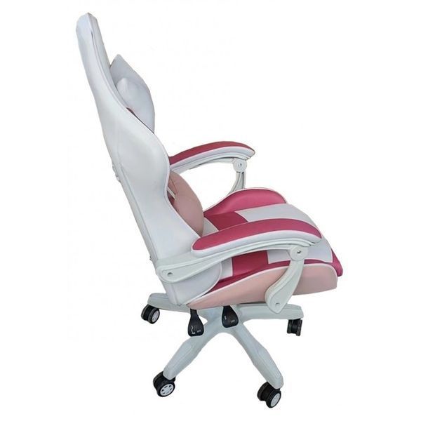 Крісло геймерське Bonro Lady 807 рожево-біле 42300098 фото