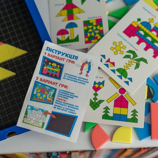 Магнітний конструктор "SHAPES & COLOURS"; 200000027У 10863173 фото